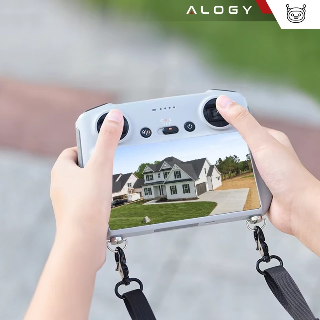 Remienok na krk Alogy, rameno na ruku, pre ovládač dronu DJI Mini Pro Air, sivý