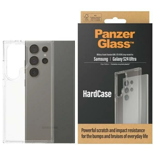 Etui do Samsung Galaxy S24 Ultra PanzerGlass HardCase D3O Military Grade Clear