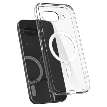Чохол для Google Pixel 9a Spigen Ultra Hybrid MagSafe Clear/White