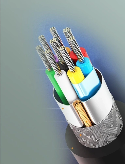 Uzelený kabel USB 3.0 – USB typu C 1m 3A černý (20882)