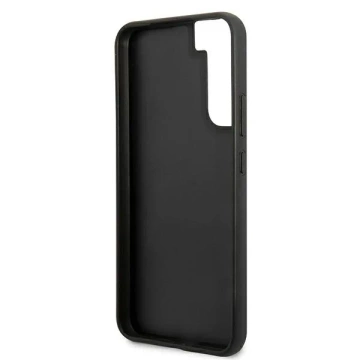 Pevné puzdro Etui BMW BMHCS22MPUCARTCBK do Galaxy S22 S906 M Collection Triangles black/czarny