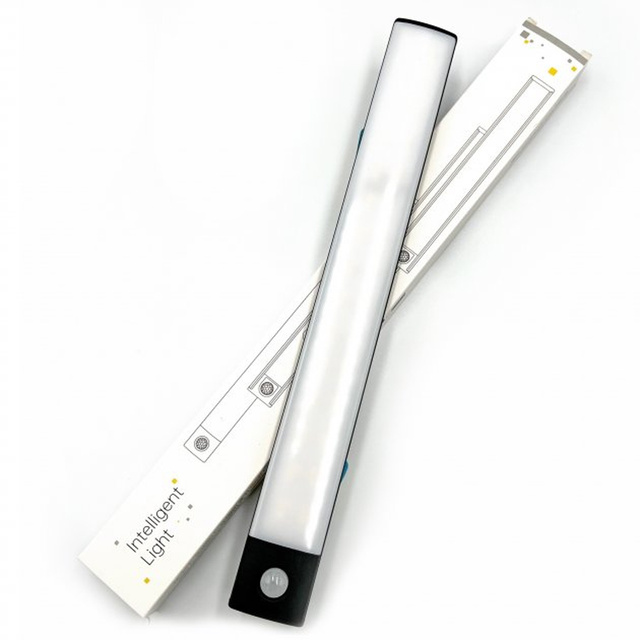 Світильник Alogy Slim LED підсвітка підкорпусна на магніті з датчиком батарейки 40см чорний