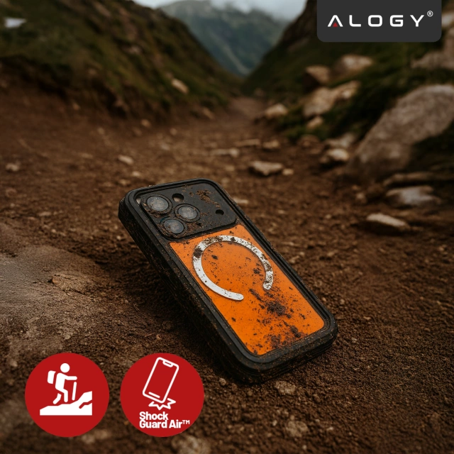 Pouzdro Alogy HydroArmor™ IP68 pro Apple iPhone 17 Pro 6,3" - černé