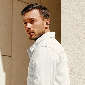 Słuchawki Baseus Bass 15 Clip OWS + Kabel USB-C 30cm Czarne