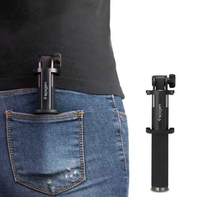 Selfiestick Spigen S530W černý/černý Bluetooth 000SS21746