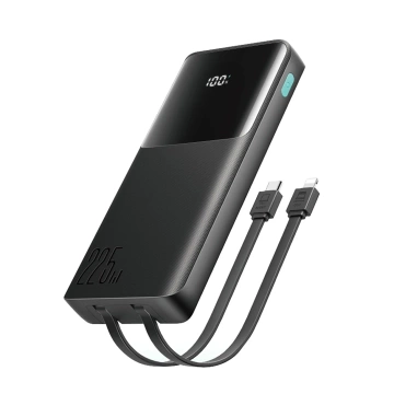 Powerbanka Joyroom 10 000 mAh 22,5 W s 2 káblami – pripravená na nabíjanie