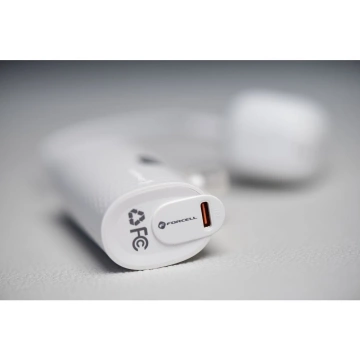 FORCELL F-ENERGY Power Plug F5K3 Powerbank so vstavaným konektorom typu C PD 20W 5000mAh Biela