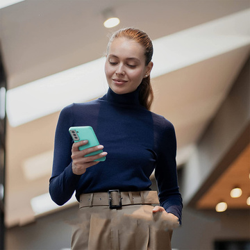 Ochranné tenké mäkké puzdro Alogy pre Samsung Galaxy S22 tyrkysové sklo