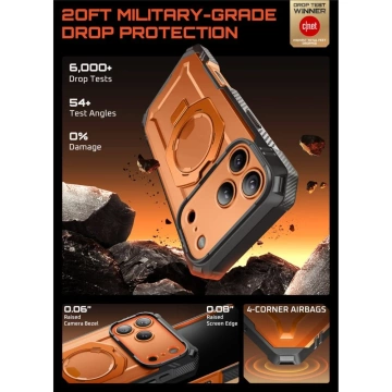 Etui Ochronne do iPhone 17 Pro Supcase UB Grip Pro Mag MagSafe Clear/Coral