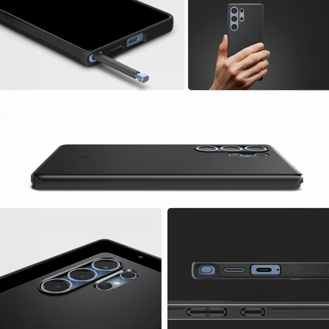 Etui do Samsung Galaxy S25 Ultra Black Spigen Thin Fit Mag MagSafe