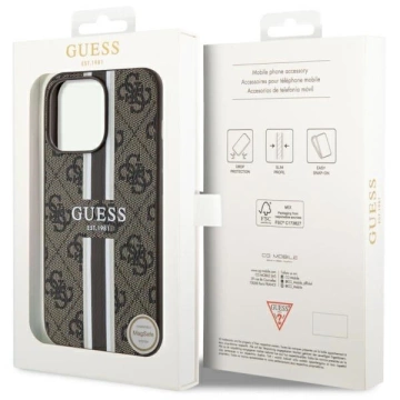 Чохол Etui Guess GUHMP13LP4RPSW для iPhone 13 Pro / 13 6.1" Hardcase 4G Printed Stripes MagSafe