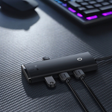 Адаптер HUB Baseus Lite Series, адаптер USB-C на 4x USB-A 25 см