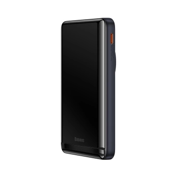 Baseus Magnetic Bracket 10000mAh 20W power banka s MagSafe - modrý USB-C kábel 60W 0,5m