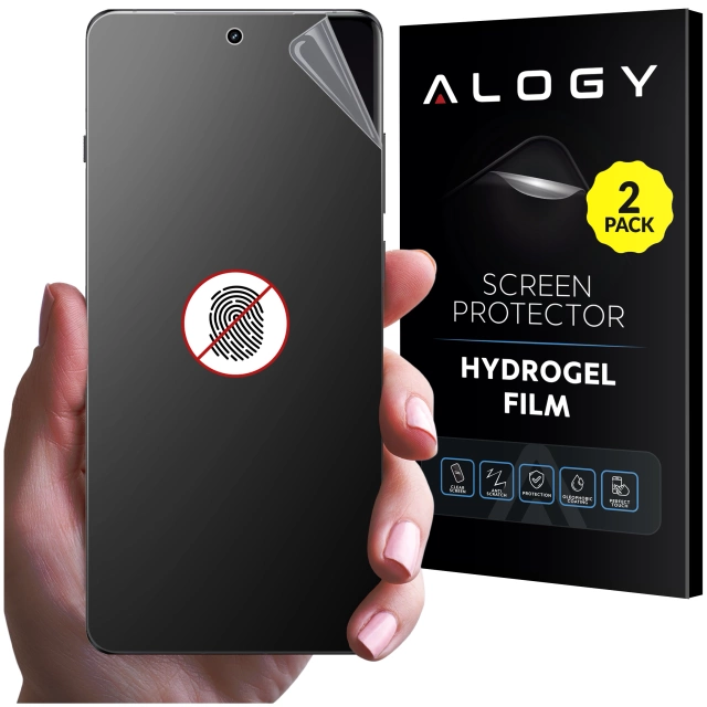 2x „MATTE“ fólia pre obrazovku OnePlus 12 Hydrogel Alogy HydroSkin Matte Pro™ pre puzdro „Fingerprint FREE“