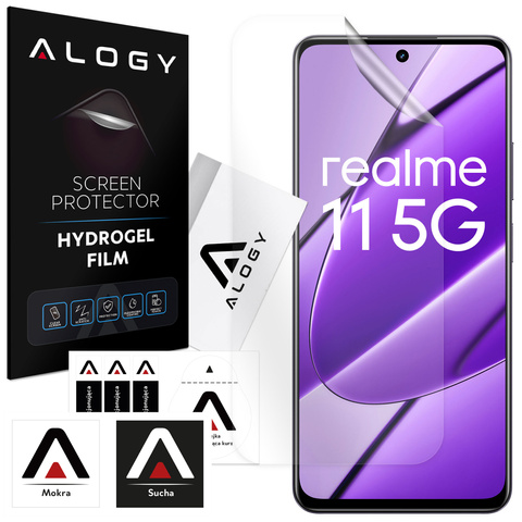 Hydrogelová fólie pro ochranu displeje telefonu Realme 11 5G Alogy Hydrogel Film