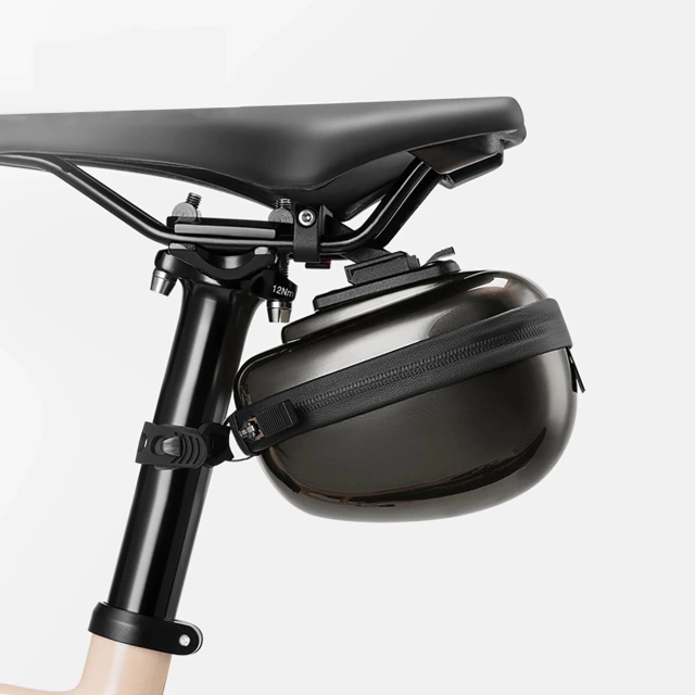 Torba Podsiodłowa Rockbros Hard Shell Kompaktowa 0,4L Czarna