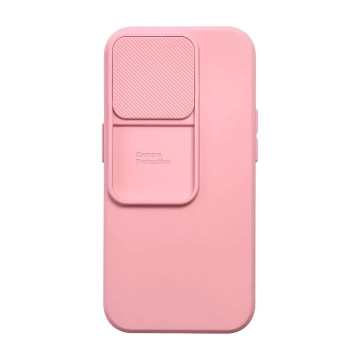 Pouzdro SLIDE pro IPHONE 14 Pro Max světle růžové