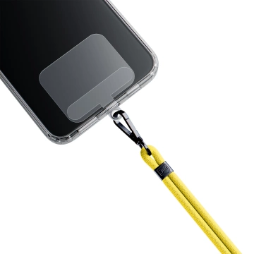 Universelles Smartphone-Lanyard 3mk EasyClip Gelb (schwarz)