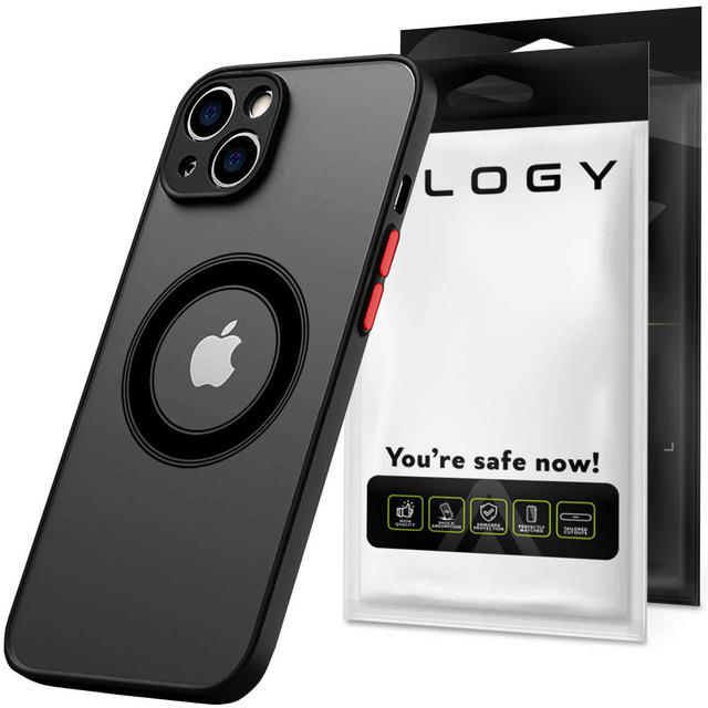 Apple iPhone 13 Mini Case Alogy Hybrid Mag Case для MagSafe із захистом камери Matte Black Qi Charger