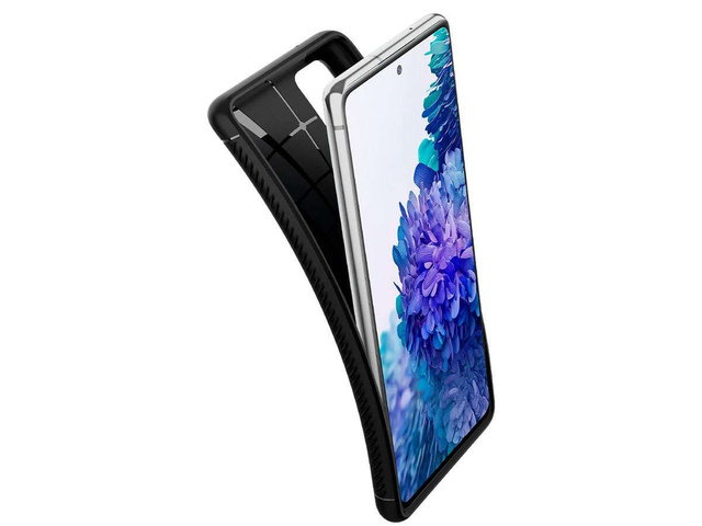 Etui Spigen Rugged Armor do Samsung Galaxy S20 FE Matte Black + Szkło Alogy Full