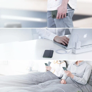 Кабель UGREEN MFi USB Type C - Lightning 3A 1,5 м білий (US171)