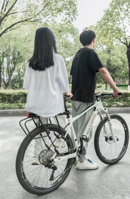 Багажник для велосипеда Rockbros 33210004001 з полицею - чорний