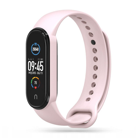 Športový remienok IconBand pre Xiaomi Mi Smart Band 5/6/6 NFC / 7 Pink