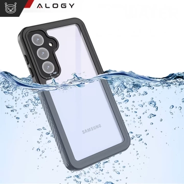 Etui Wodoodporne Alogy HydroArmor™ IP68 Case z przezroczystym tyłem Pancerna obudowa 360 do Samsung Galaxy S24​ FE