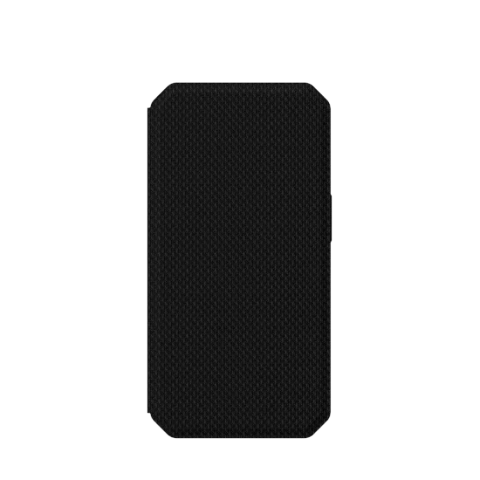 UAG Metropolis - ochranné puzdro s chlopňou pre iPhone 14 Pro (kevlar-čierna)