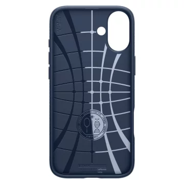 Spigen Liquid Air Back Case for Apple iPhone 16 Navy Blue