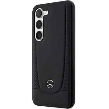 Mercedes Samsung Galaxy S23 HardCase kožené městské černé