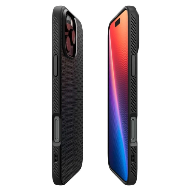 Чохол для iPhone 16 Pro Max Spigen Liquid Crystal protective phone case Matte Black