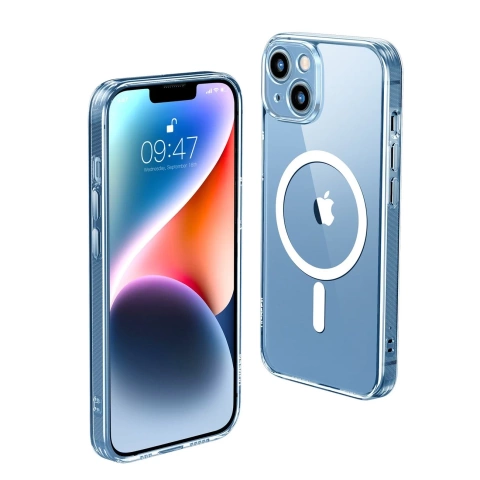 Ugreen LP642 Classy Clear Magnetic Protective Case Magnetic Gel Cover for iPhone 14 Plus Transparent (MagSafe Compatible)(90935)