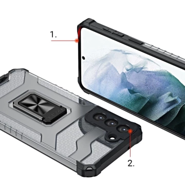 Crystal Ring Case tough hybrid cover magnetic cover для Samsung Galaxy S22 (S22 Plus) зелений