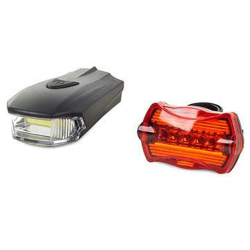 LED Fahrradbeleuchtung COB 5W Fahrradlampe für vorne und hinten am Fahrrad