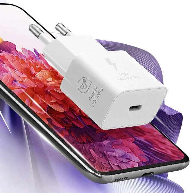 Original Samsung EP-T2510NWE Charger Fast Charging PowerDelivery PD 25W White