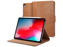 Pouzdro Spigen Stand Folio pro Apple iPad Pro 11 2018 hnědé