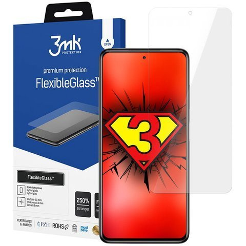 3mk Flexible Glass 7H hybrid glass for Xiaomi Poco x3 NFC
