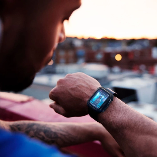 Смартфон Spigen tough armor apple watch 7/8 (45 мм) чорний