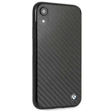 BMW BMHCI61MBC protective phone case for Apple iPhone Xr black/black Siganture-Carbon