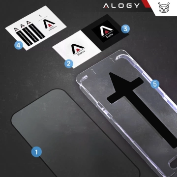 Tvrdené sklo na ochranu displeja Apple iPhone 16 9H Alogy Heavy Pro™️