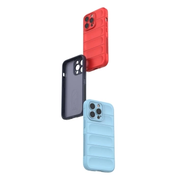 Elastické pancéřové pouzdro Magic Shield Case pro iPhone 13 Pro Max ve vínové barvě