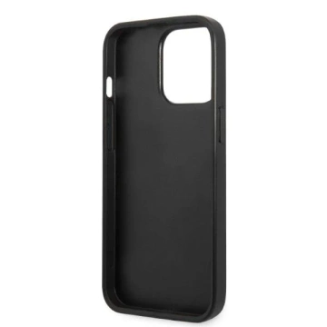Захисний чохол для телефону Karl Lagerfeld KLHCP13LSFMP2K для Apple iPhone 13 Pro / 13 6.1" hardcase black/black Saffiano Plaque