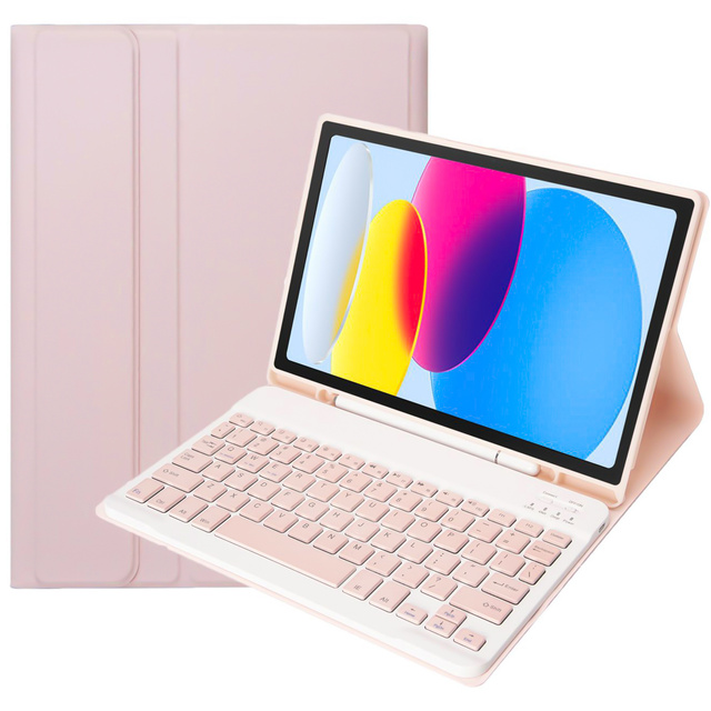 Захисний чохол з бездротовою клавіатурою Alogy Keyboard Case with Pen Holder для Apple iPad 10.9 2022 Pink