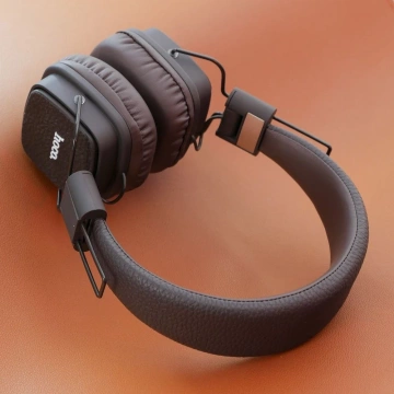 Bezdrátová Bluetooth sluchátka HOCO W56 hnědá