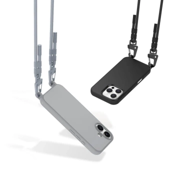 Чохол MagSafe для iPhone 16 Pro Max Tech-Protect Magnecklace чорного кольору
