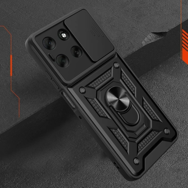 Etui do Motorola Moto G56 5G Tech-Protect CamShield Pro Czarny