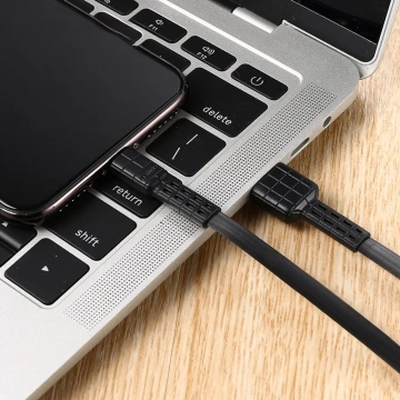 Remax Armor Series flat cable USB / Lightning 5V 2.4A blue (RC-116i)