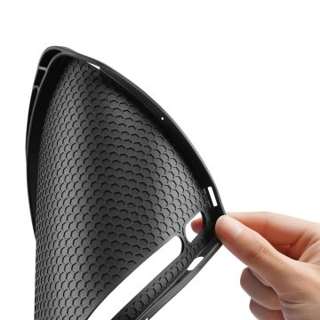 Puzdro Dux Ducis Domo so stojanom pre Samsung Galaxy Tab S9 FE - čierne