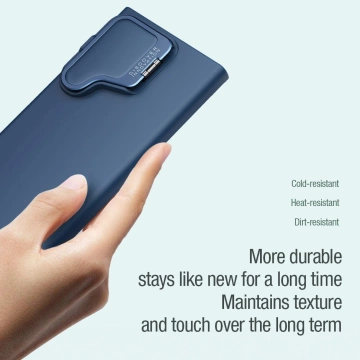 Силіконовий чохол Nillkin CamShield Silky Prop для Samsung Galaxy S24 Ultra - чорний